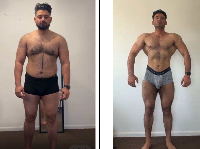 Faheem Basit's incredible weight loss transformation